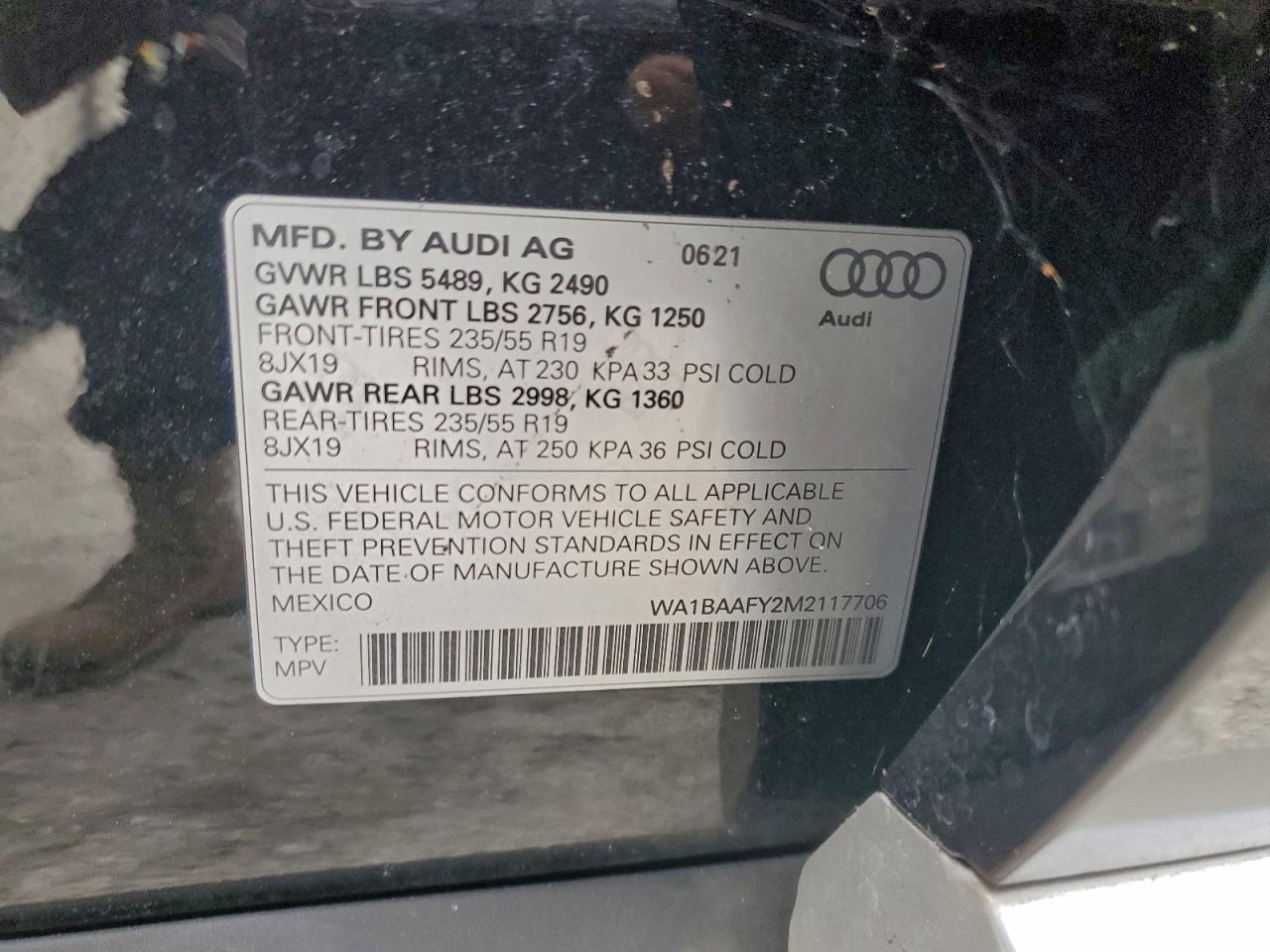 2021 AUDI Q5 PREMIUM PLUS photo 14