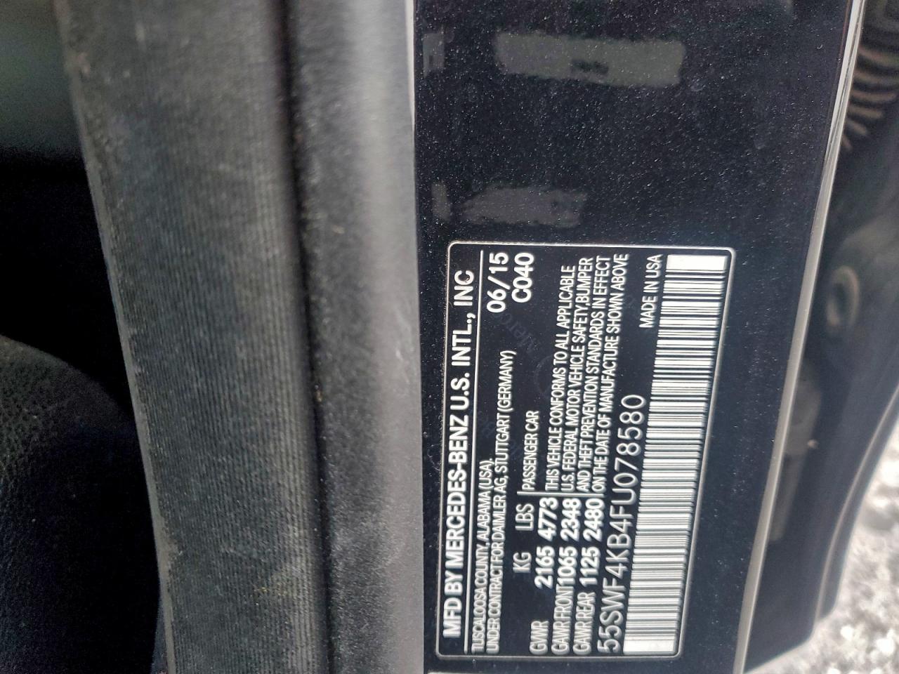 2015 MERCEDES-BENZ C 300 4MATIC photo 12