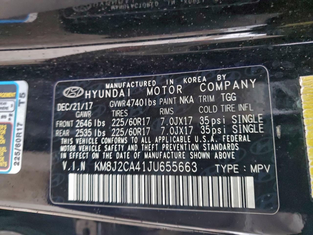 2018 HYUNDAI TUCSON SE photo 13