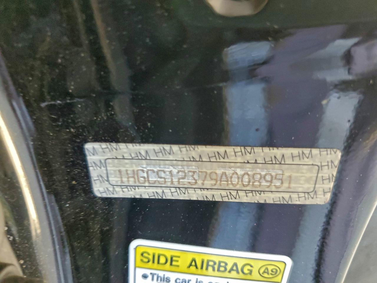 2009 HONDA ACCORD LX photo 12