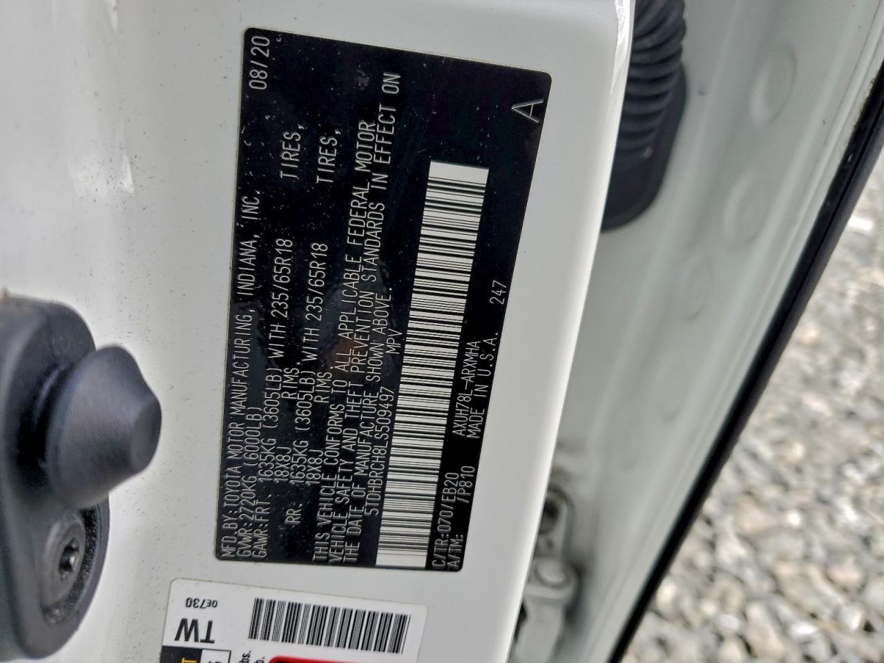 2020 TOYOTA HIGHLANDER HYBRID XLE photo 13