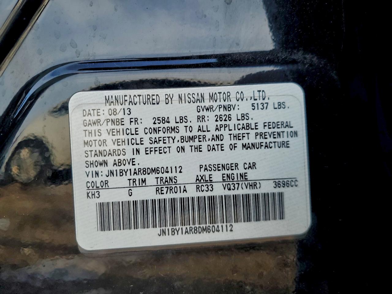 2013 INFINITI M37 X photo 23