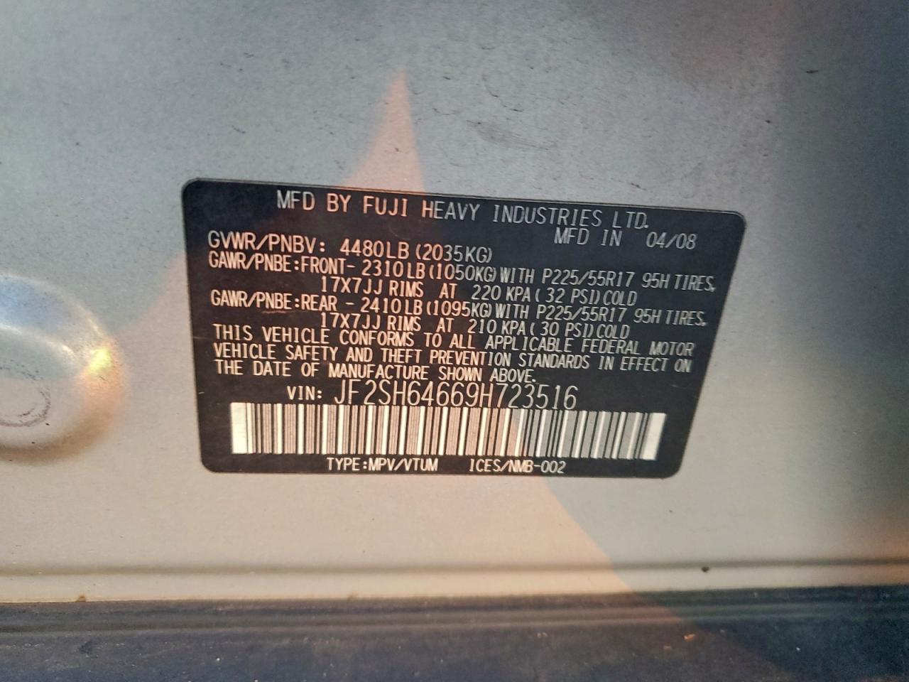 2009 SUBARU FORESTER 2.5X LIMITED photo 13