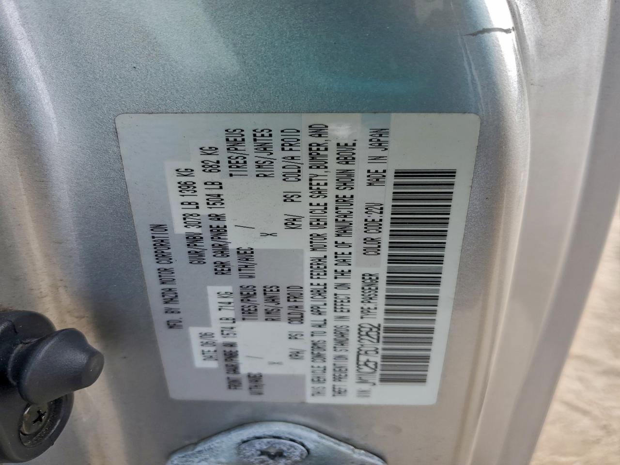2006 MAZDA MX-5 MIATA photo 23