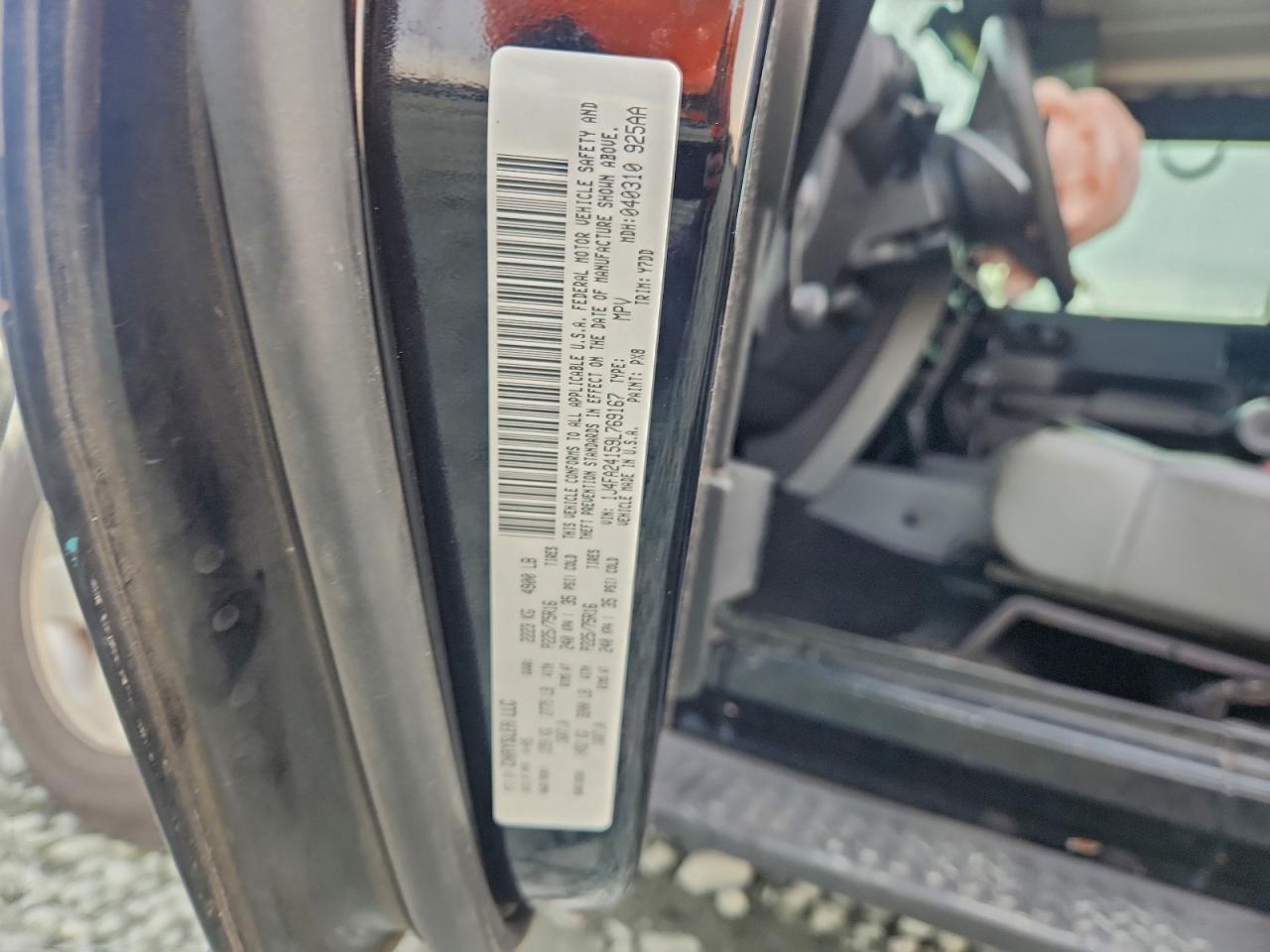 2009 JEEP WRANGLER X photo 12