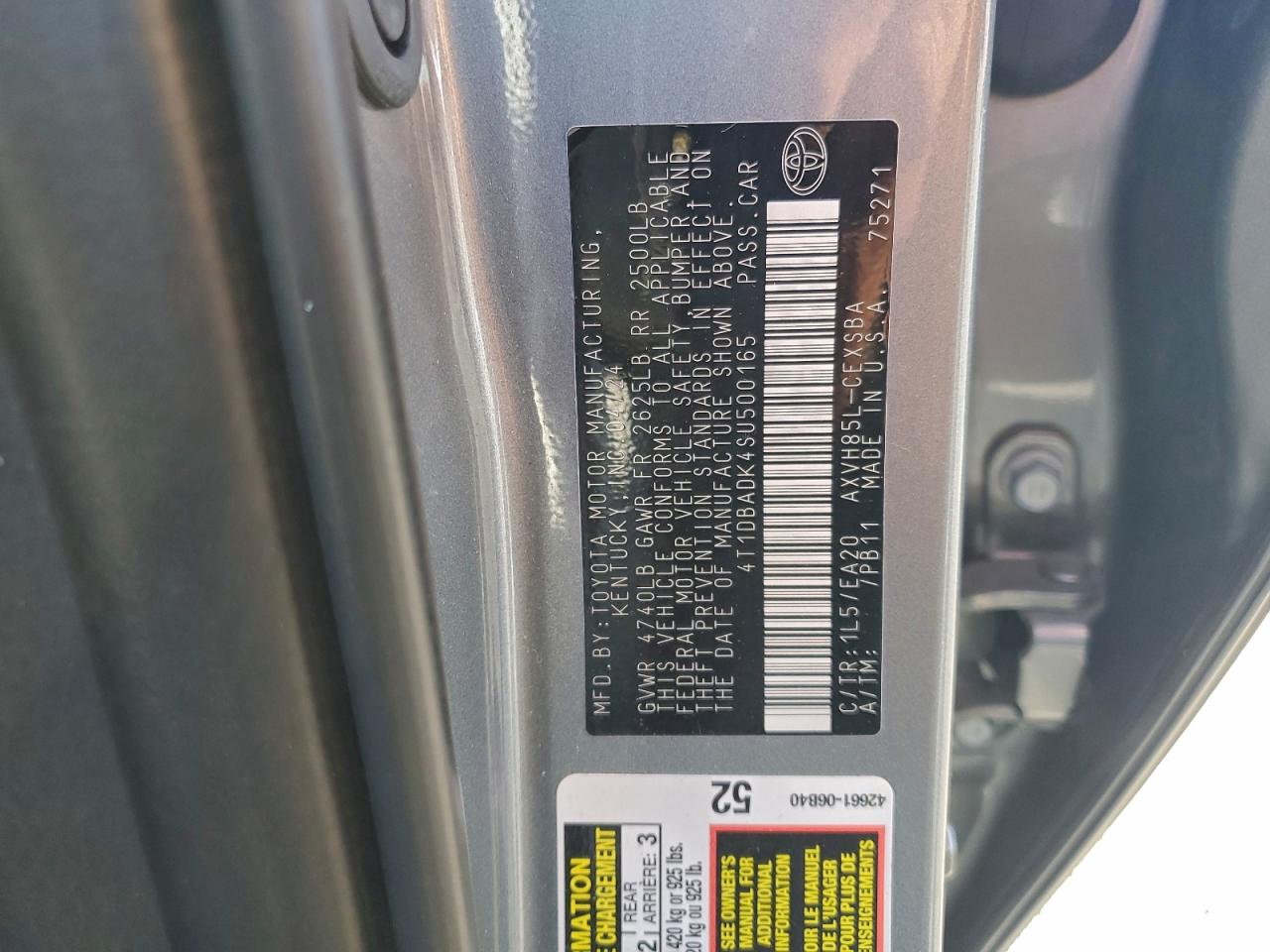 2025 TOYOTA CAMRY XSE photo 12
