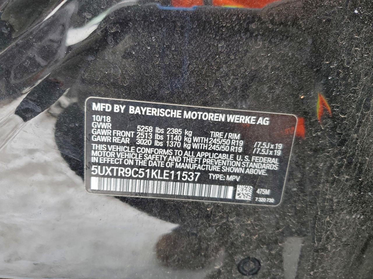 2019 BMW X3 XDRIVE30I photo 23