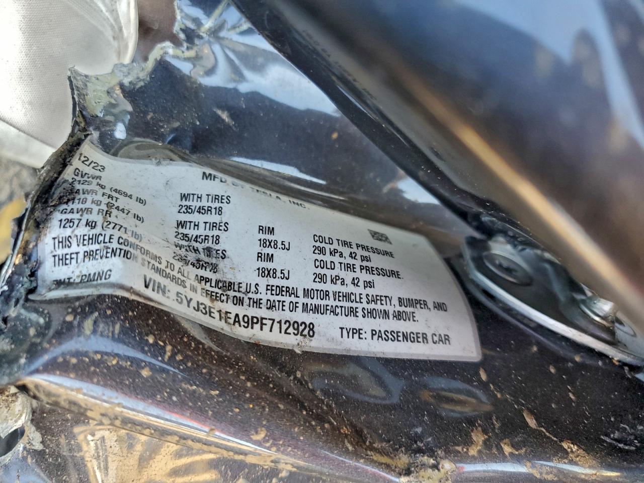 2023 TESLA MODEL 3 photo 25