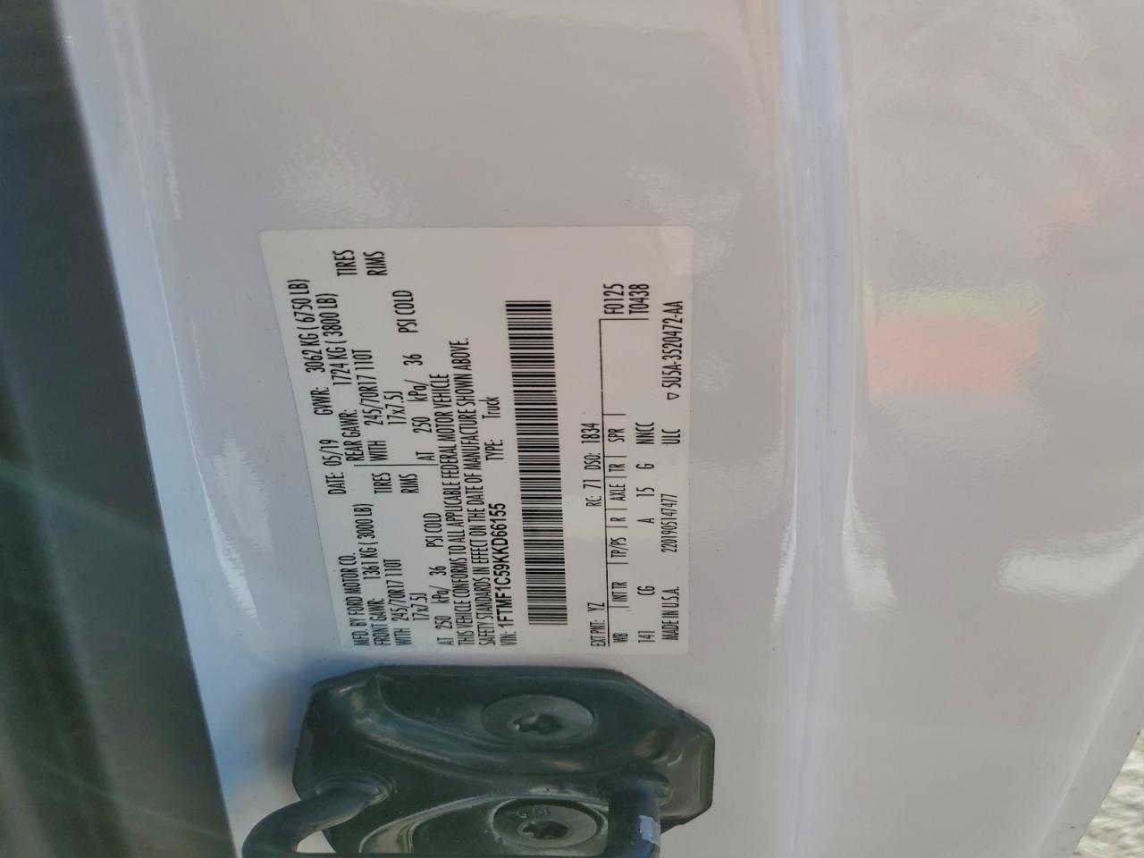 2019 FORD F150 photo 12