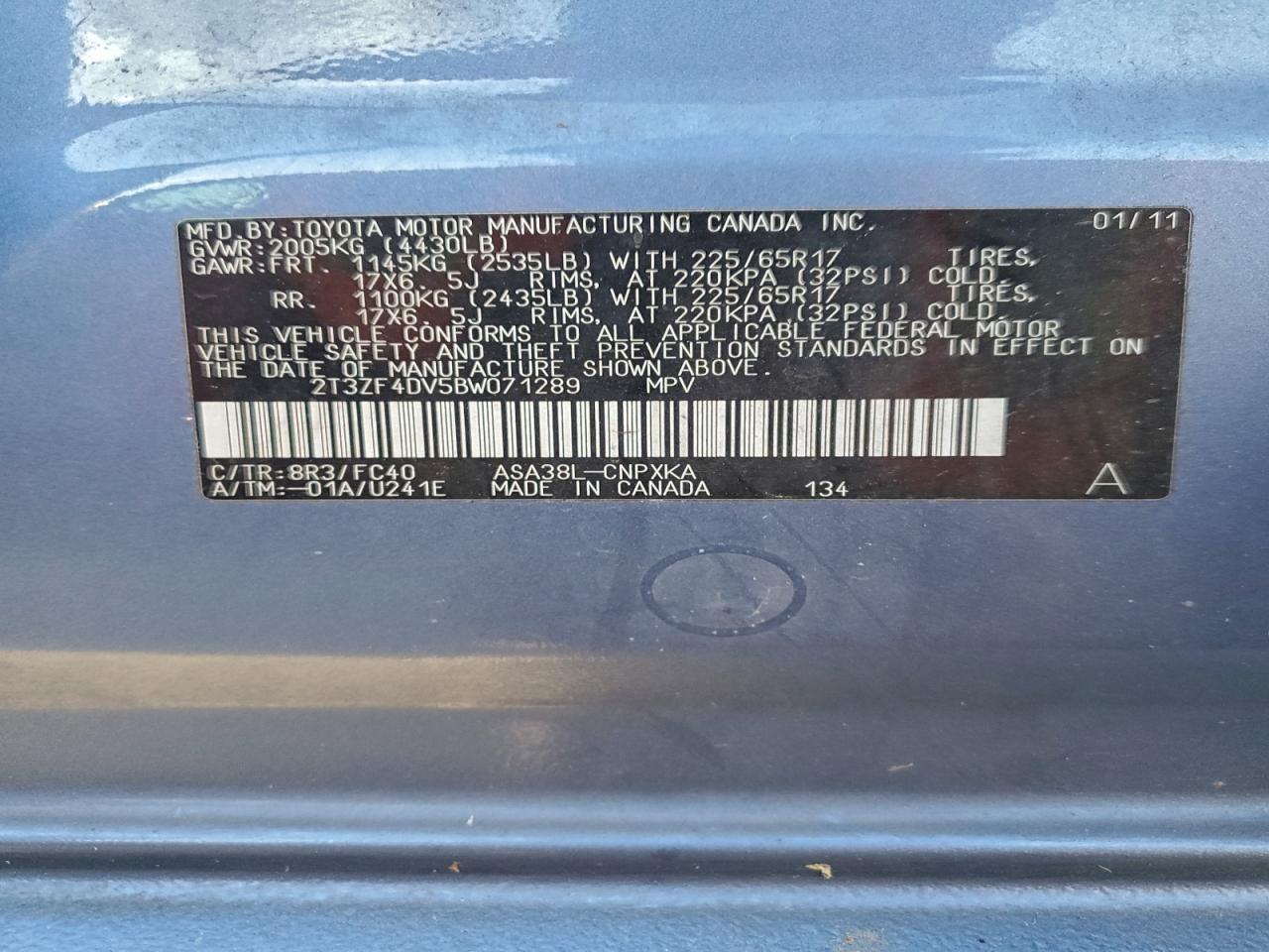 2011 TOYOTA RAV4 photo 14