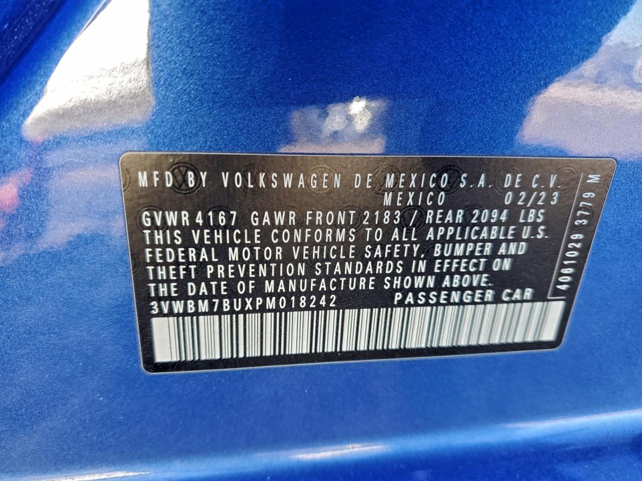 2023 VOLKSWAGEN JETTA SPORT photo 23