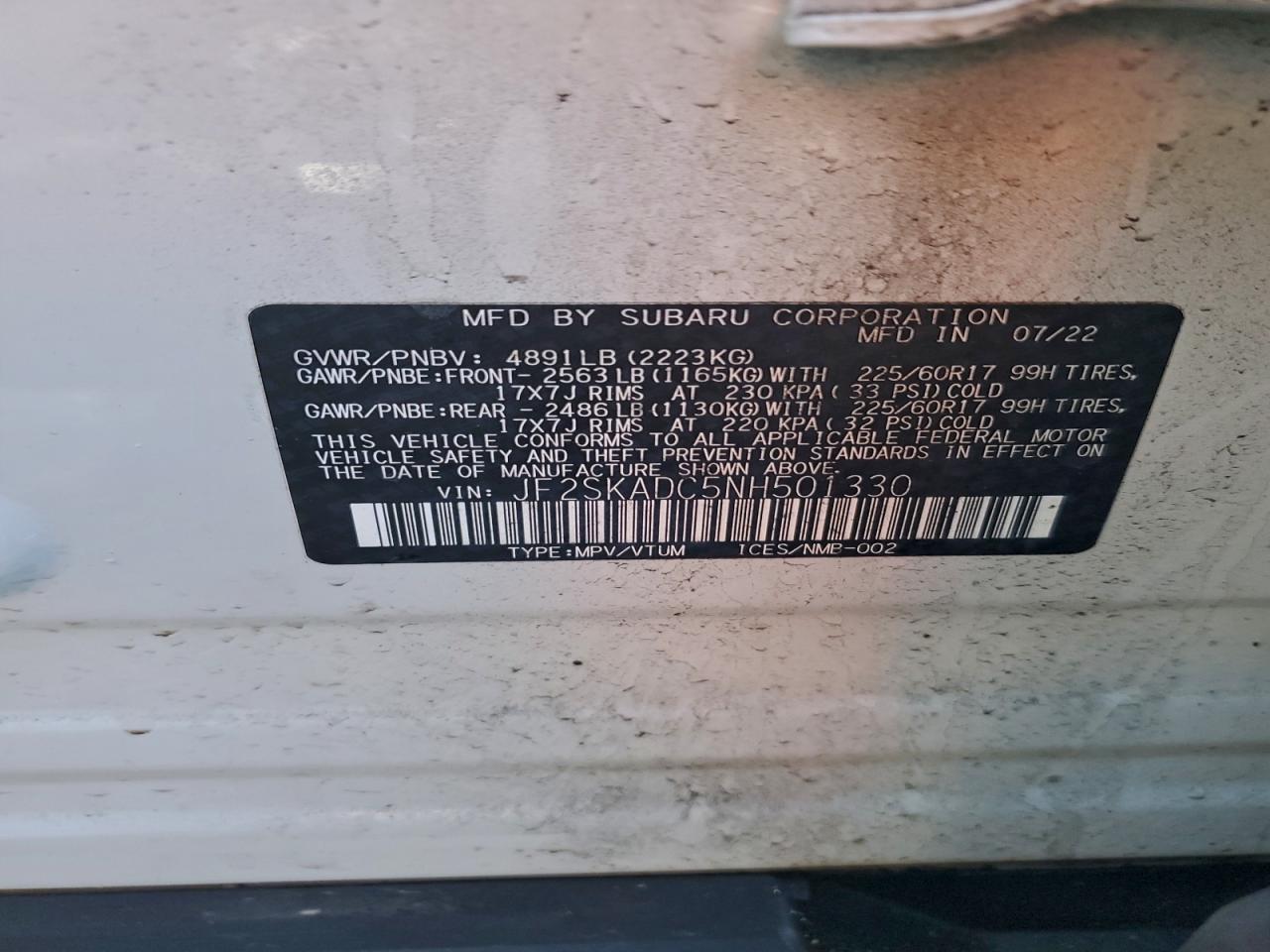 2022 SUBARU FORESTER PREMIUM photo 13