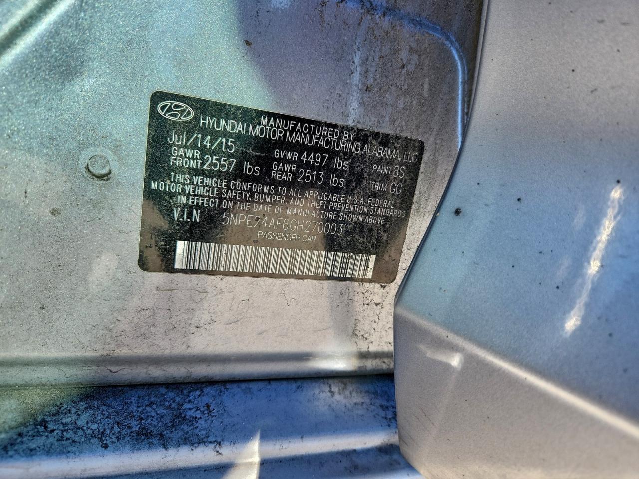 2016 HYUNDAI SONATA SE photo 12