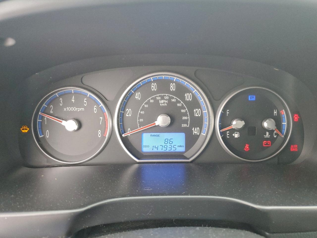 2009 HYUNDAI SANTA FE GLS photo 9