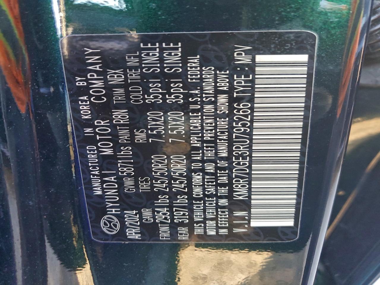 2024 HYUNDAI PALISADE CALLIGRAPHY photo 13