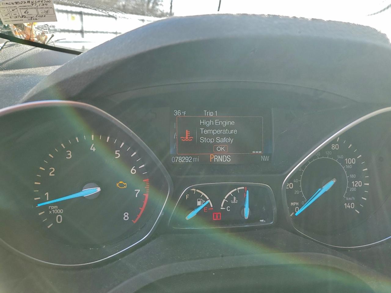 2017 FORD ESCAPE SE photo 9