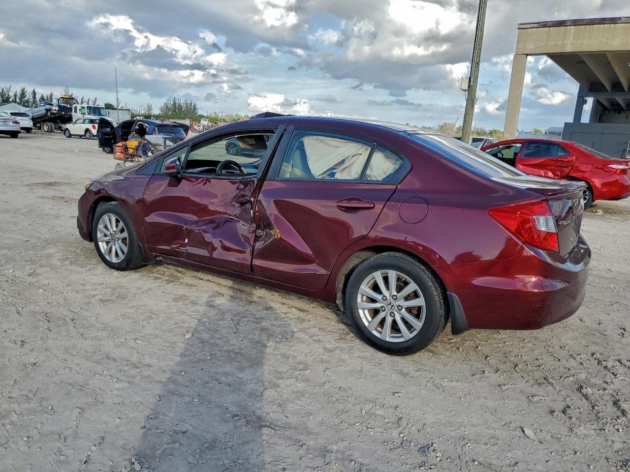 2012 HONDA CIVIC EXL photo 2