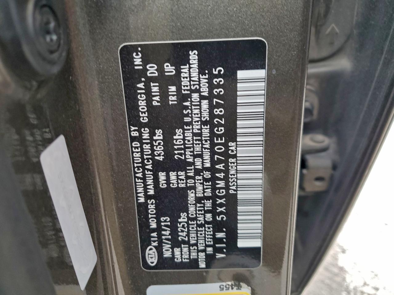 2014 KIA OPTIMA LX photo 23