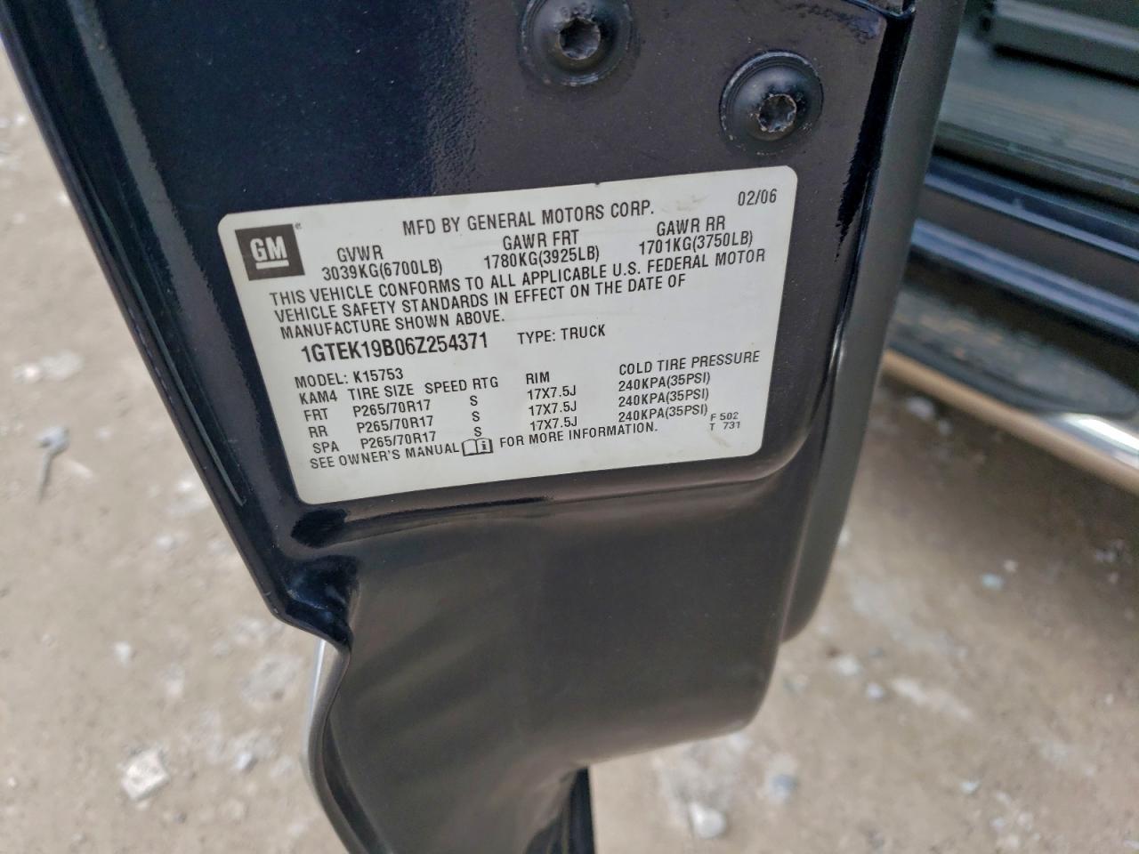 2006 GMC NEW SIERRA K1500 photo 13