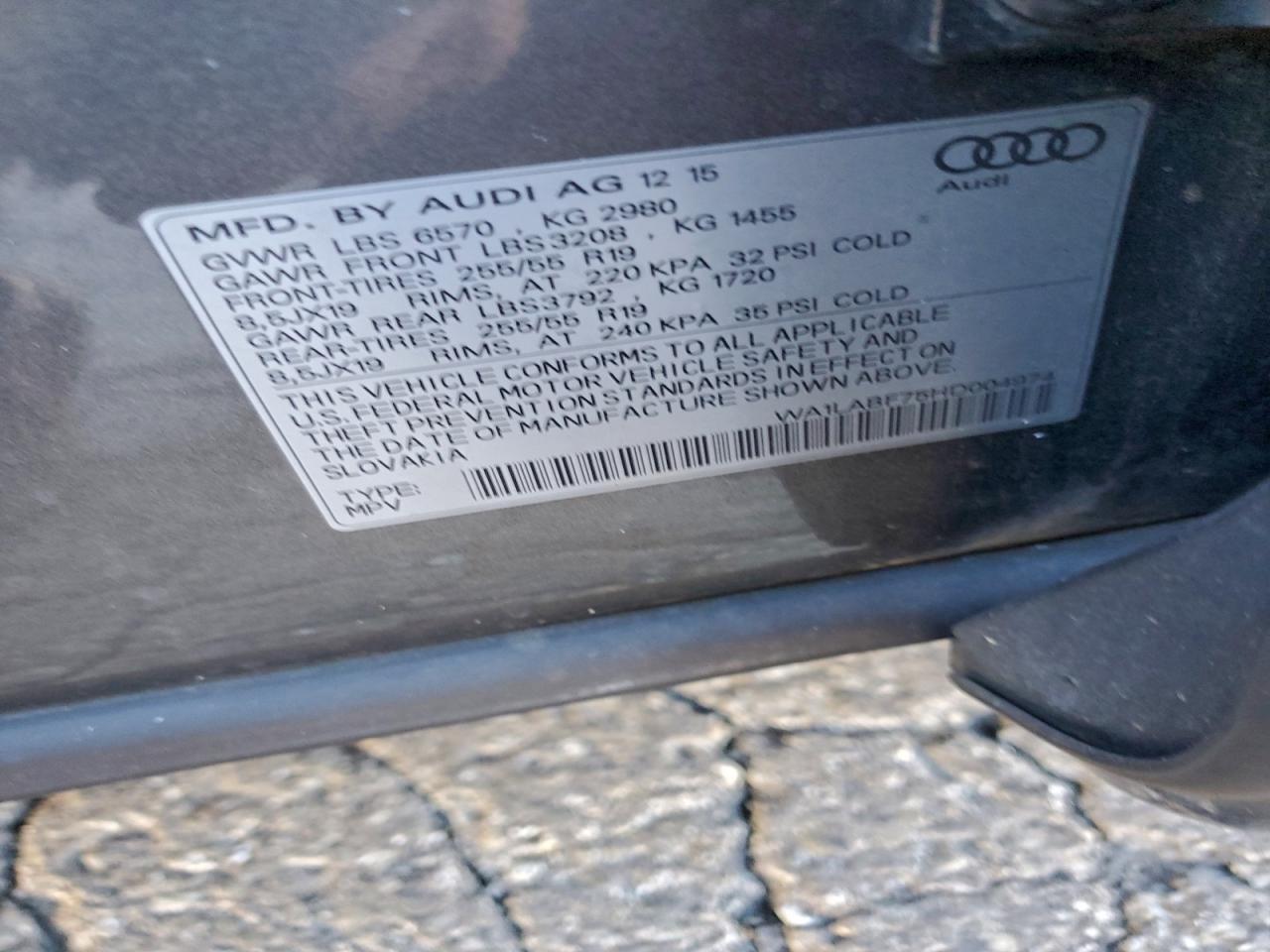 2017 AUDI Q7 PREMIUM PLUS photo 25