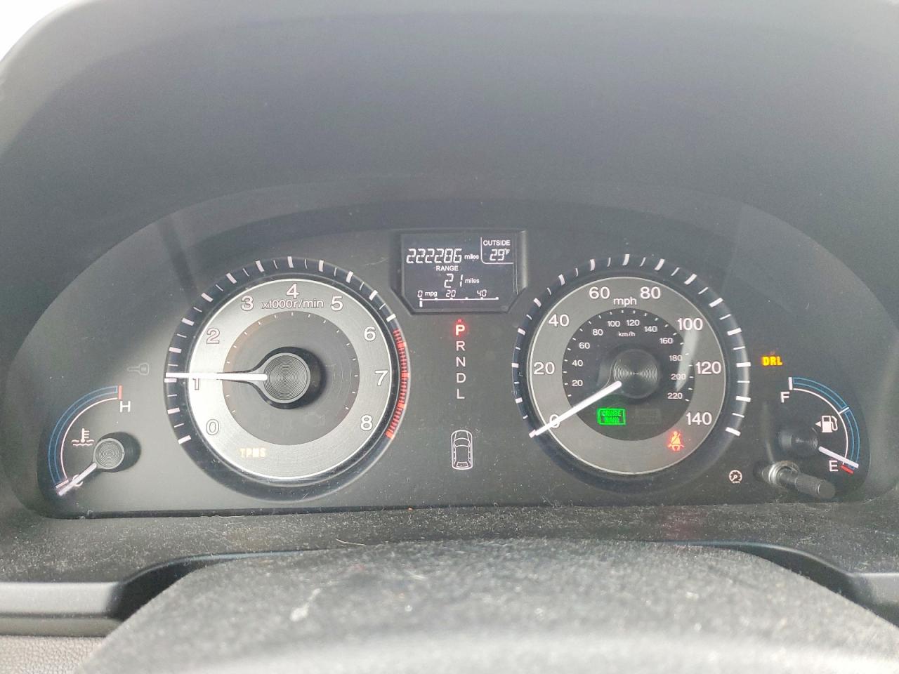 2012 HONDA ODYSSEY EXL photo 9