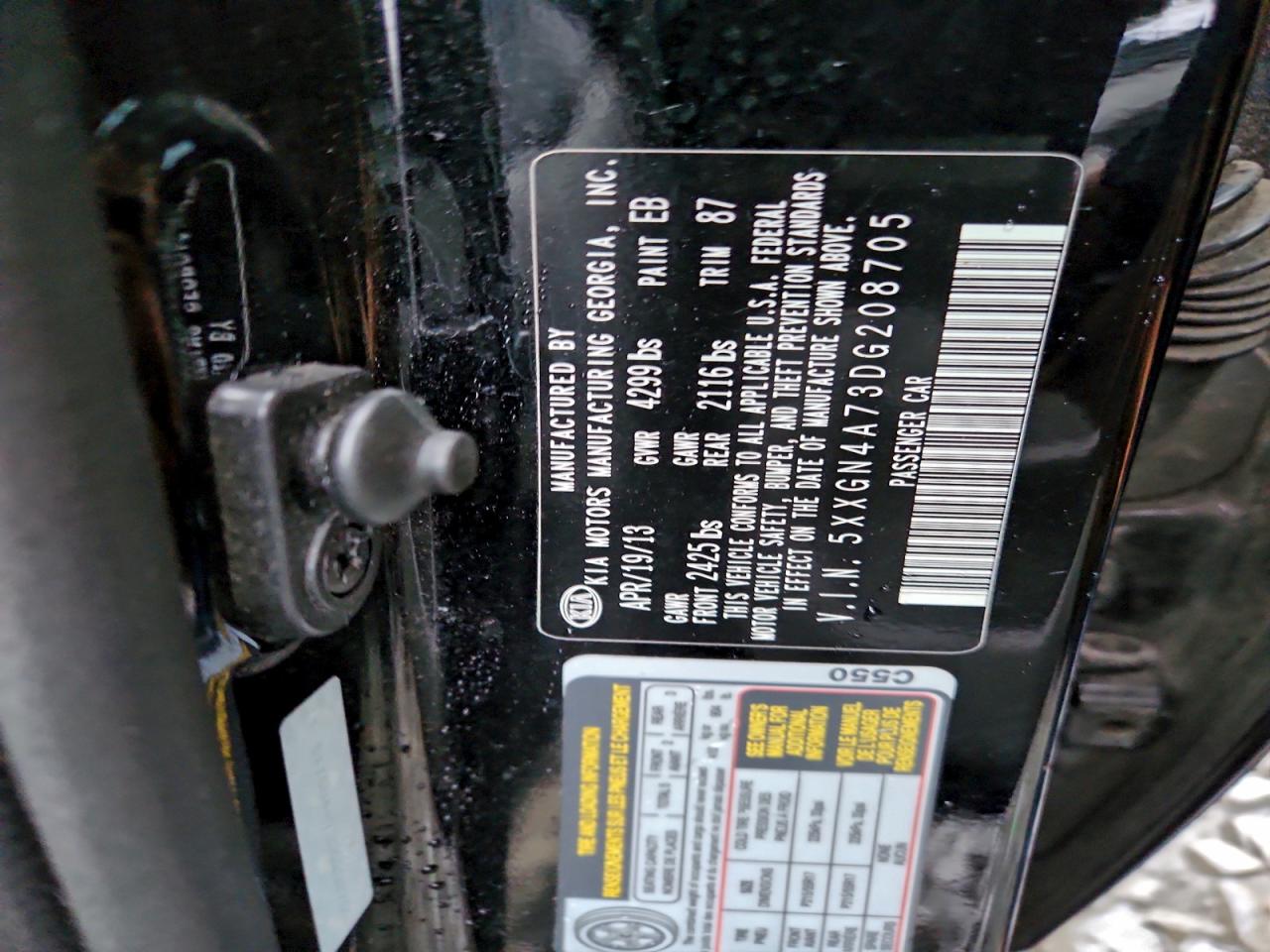 2013 KIA OPTIMA EX photo 12