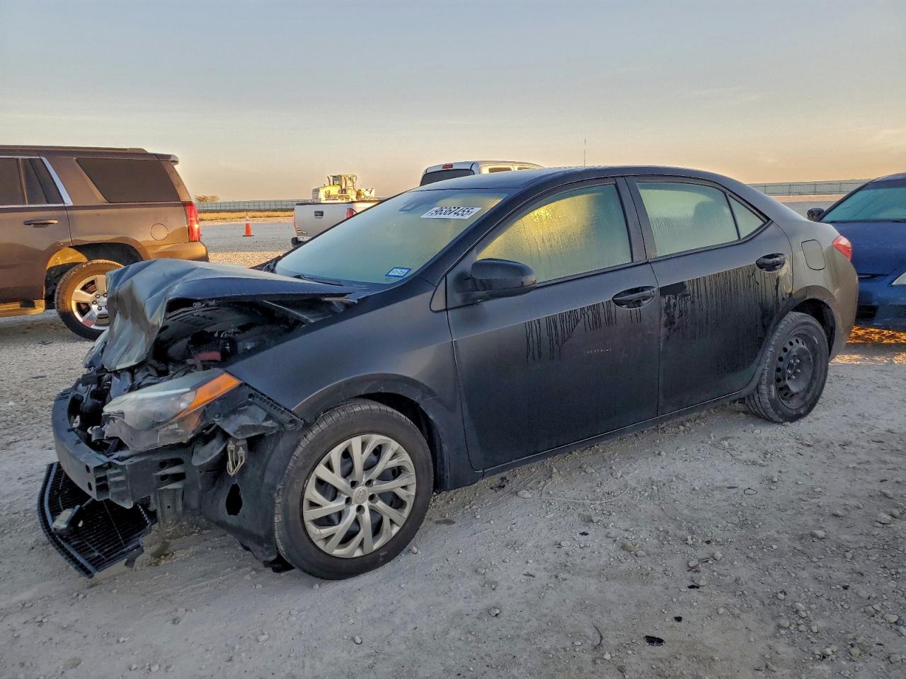 2017 TOYOTA COROLLA L — FRONT END damage — photo 1