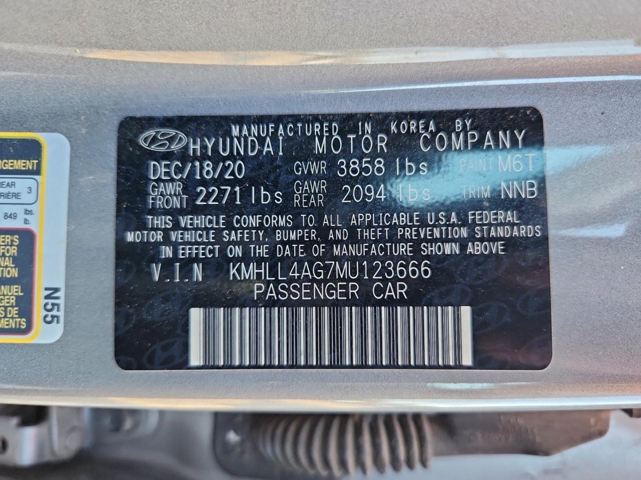 2021 HYUNDAI ELANTRA SE photo 13