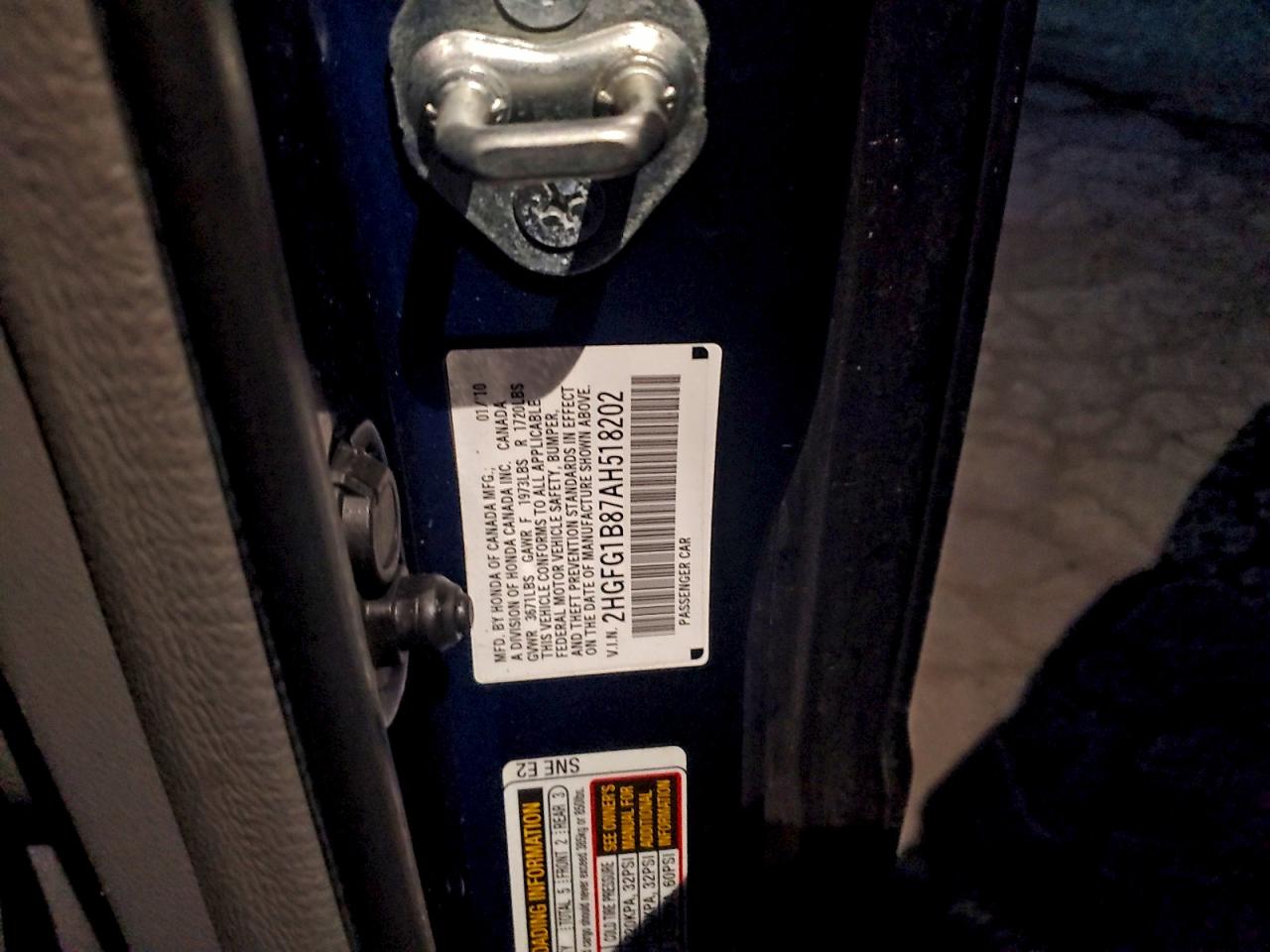 2010 HONDA CIVIC EX photo 13