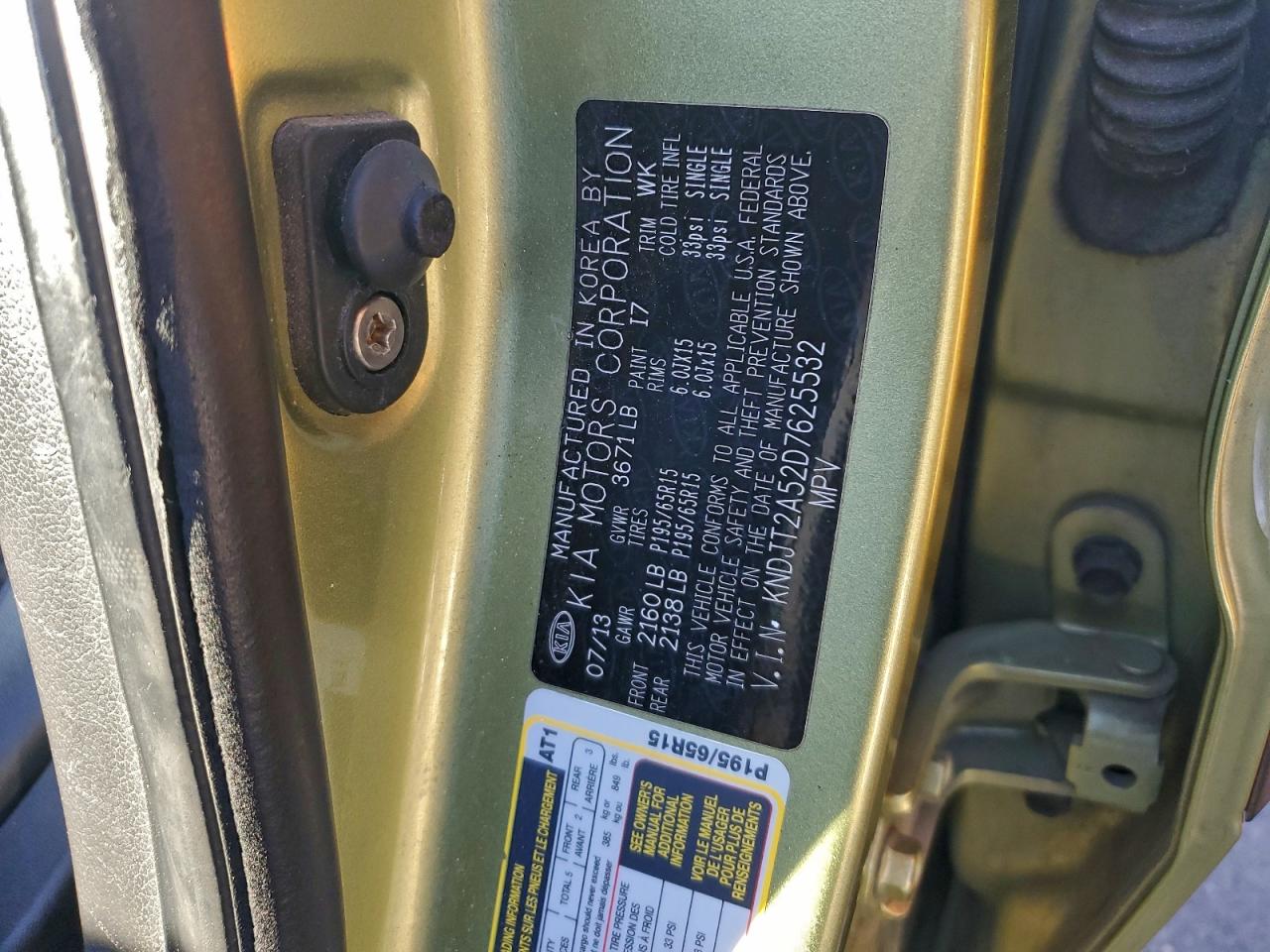 2013 KIA SOUL photo 13