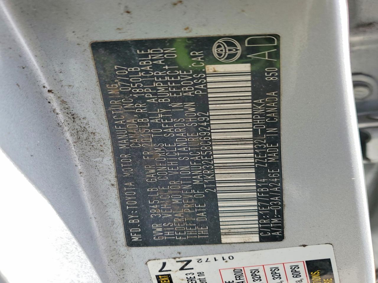 2008 TOYOTA COROLLA MATRIX XR photo 13