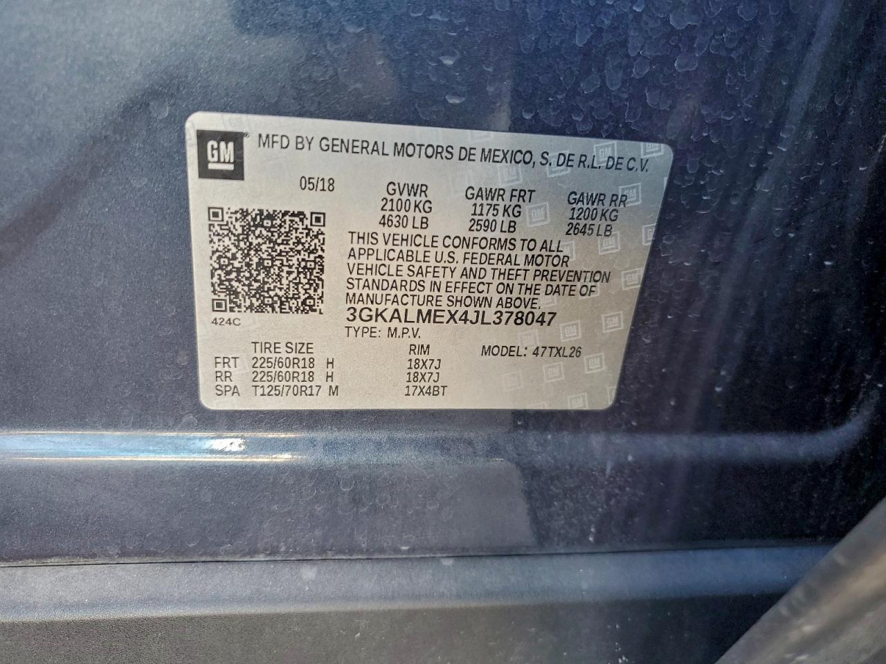 2018 GMC TERRAIN SLE photo 12