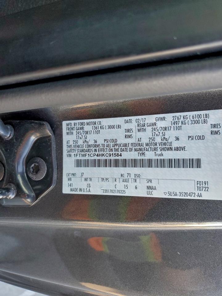2017 FORD F150 photo 12