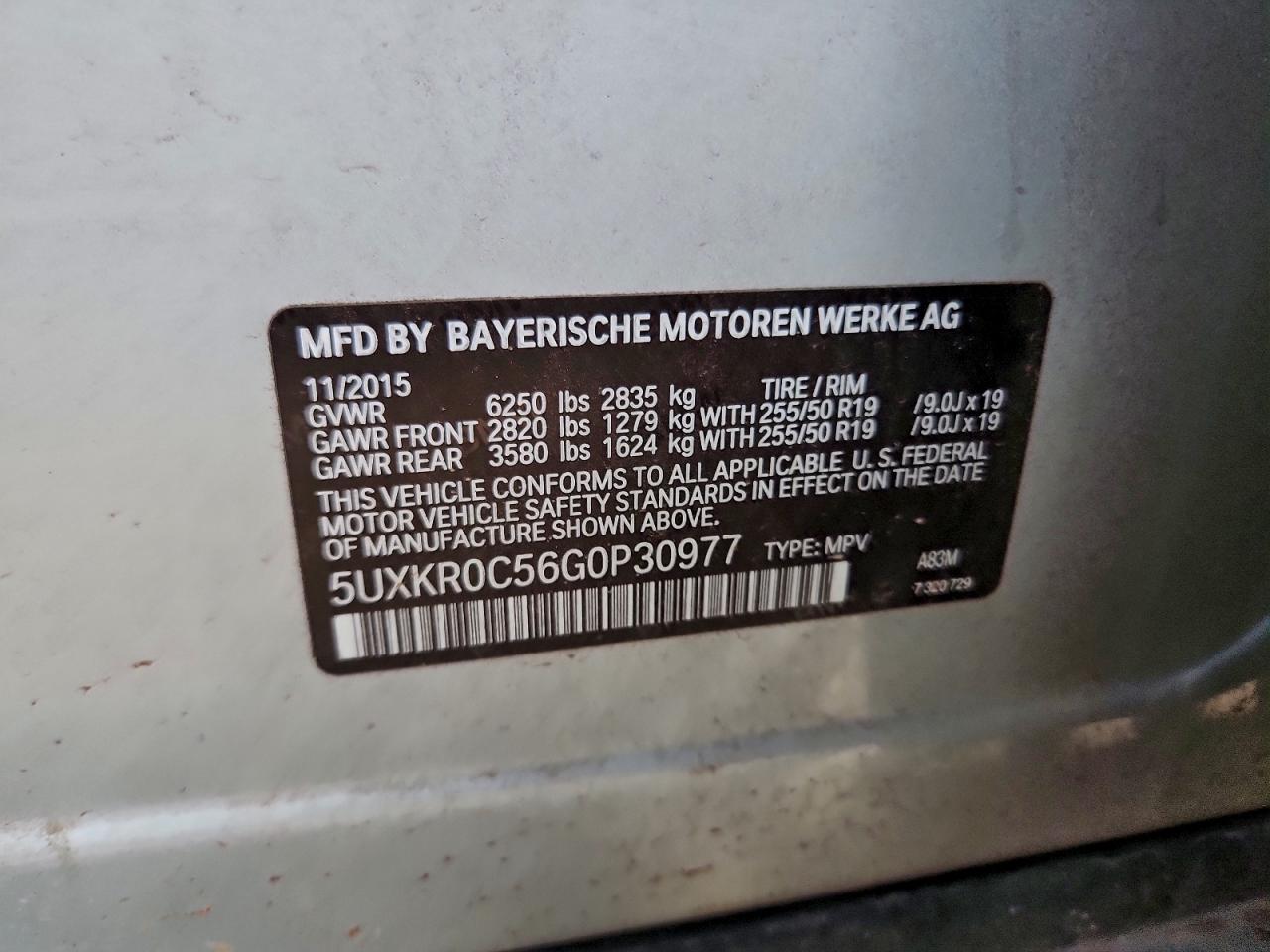 2016 BMW X5 XDRIVE35I photo 25
