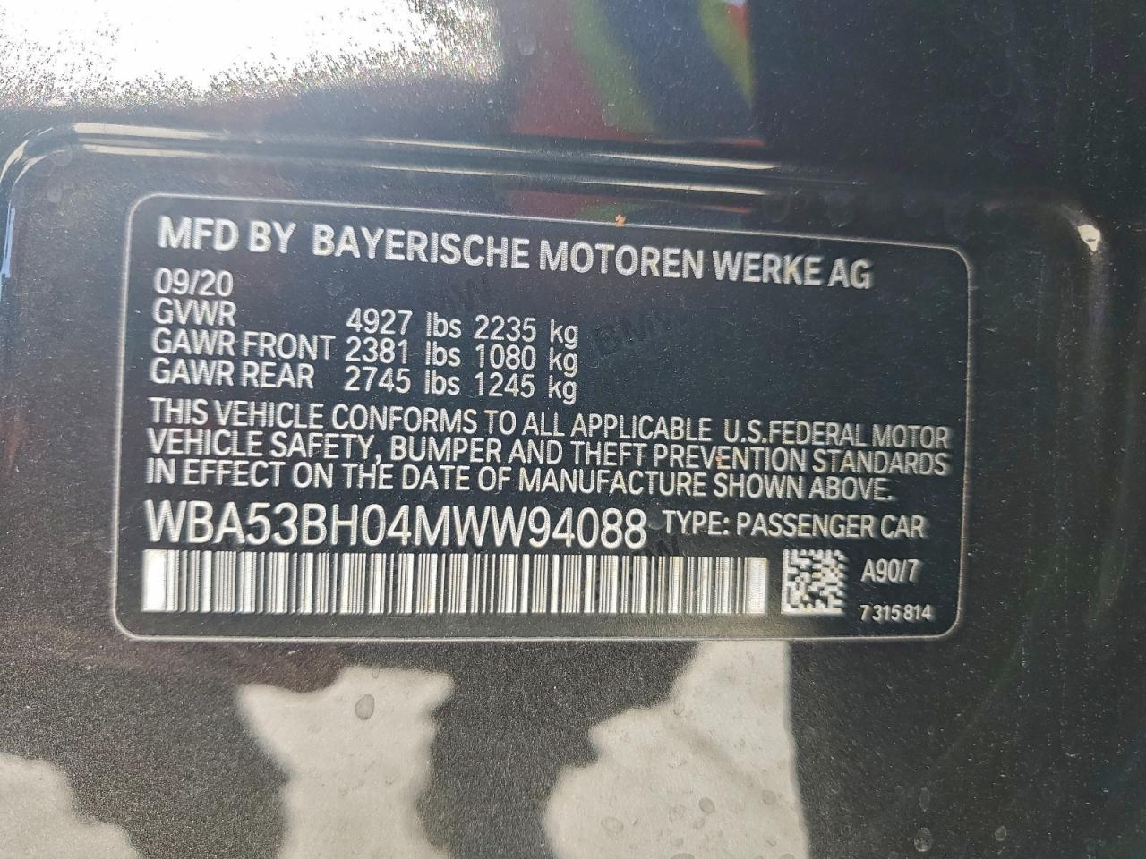 2021 BMW 530 I photo 25