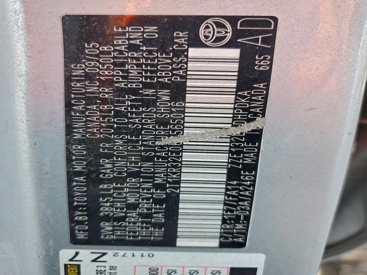 2006 TOYOTA COROLLA MATRIX XR photo 12
