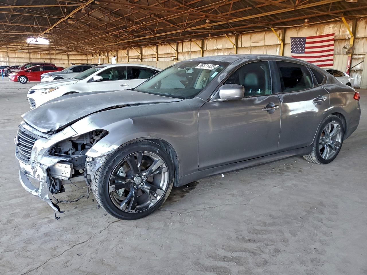 2011 INFINITI M37 — FRONT END damage — photo 1