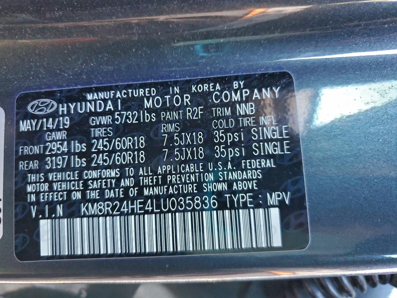 2020 HYUNDAI PALISADE SEL photo 13