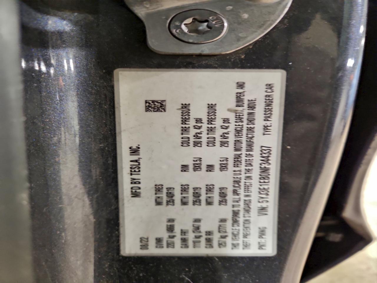 2022 TESLA MODEL 3 photo 12