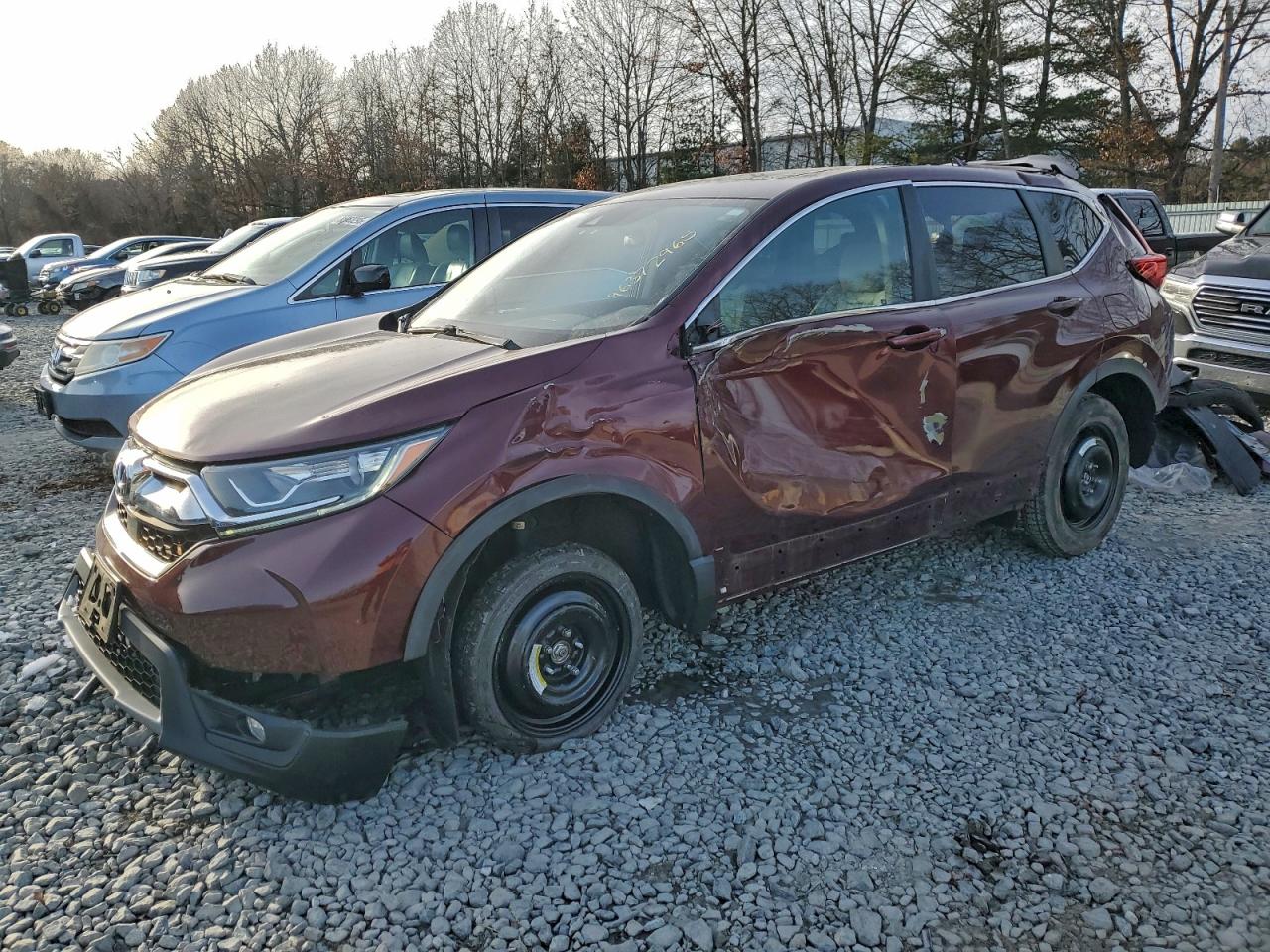 2017 HONDA CR-V EX — REAR END damage — photo 1