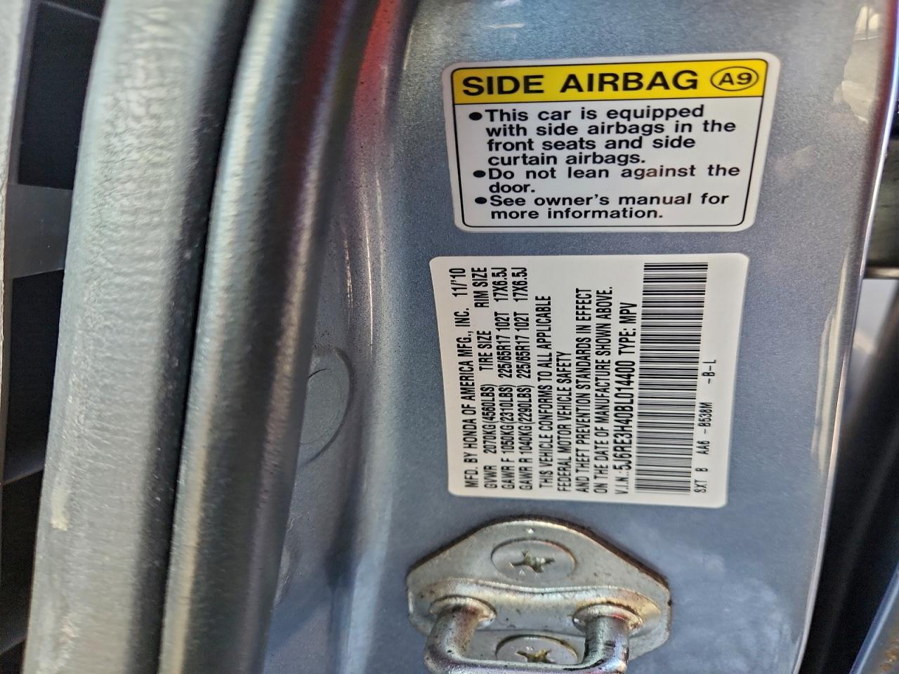 2011 HONDA CR-V SE photo 13