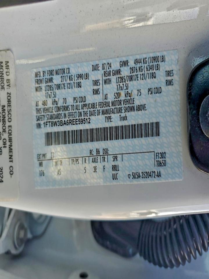 2024 FORD F350 SUPER DUTY UTILITY / SERVICE TRUCK photo 13