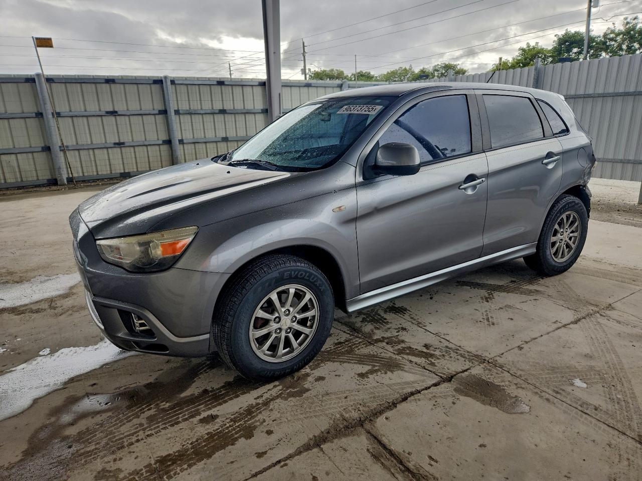 2012 MITSUBISHI OUTLANDER SPORT ES — REAR END damage — photo 1