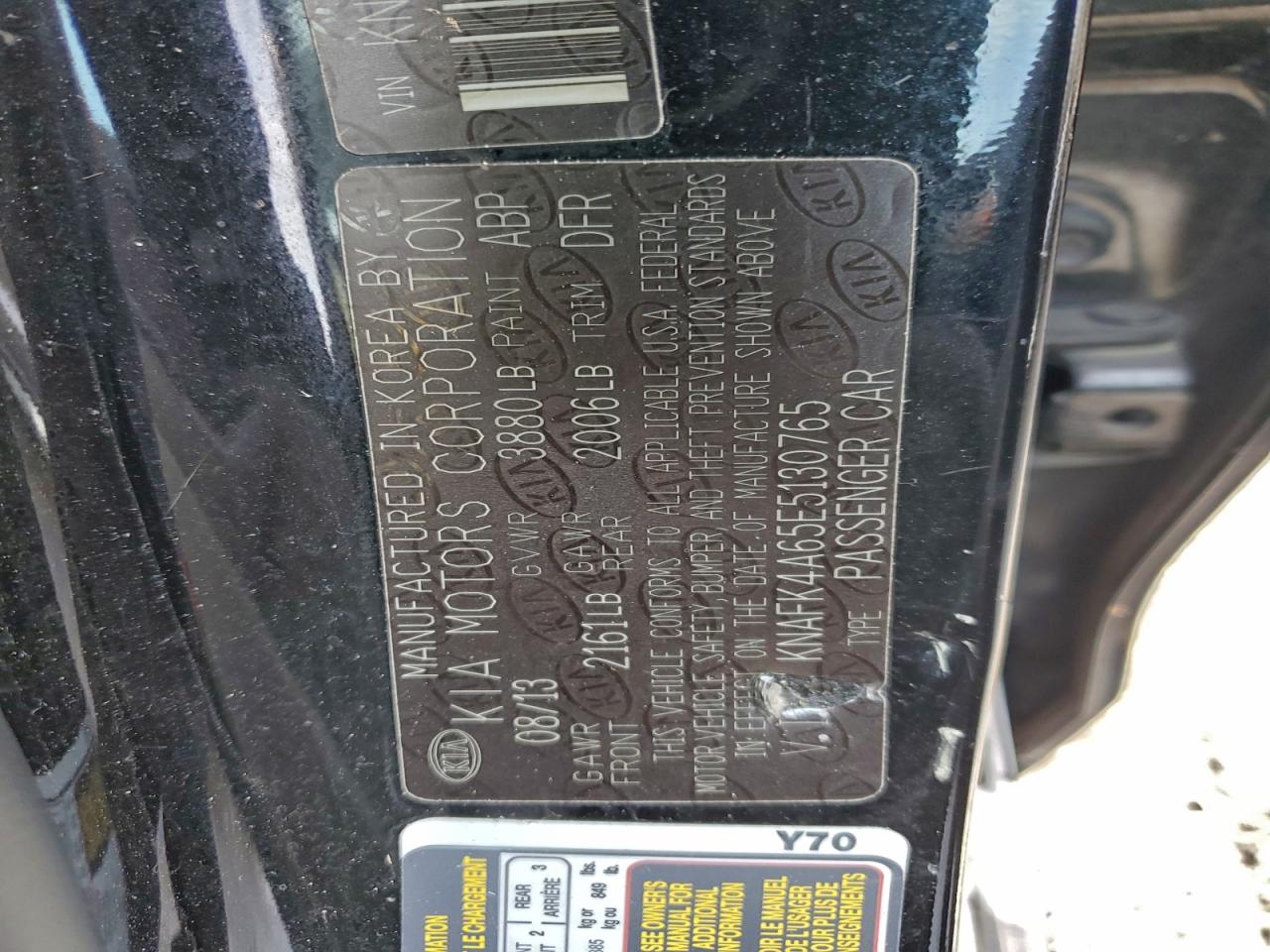 2014 KIA FORTE LX photo 13
