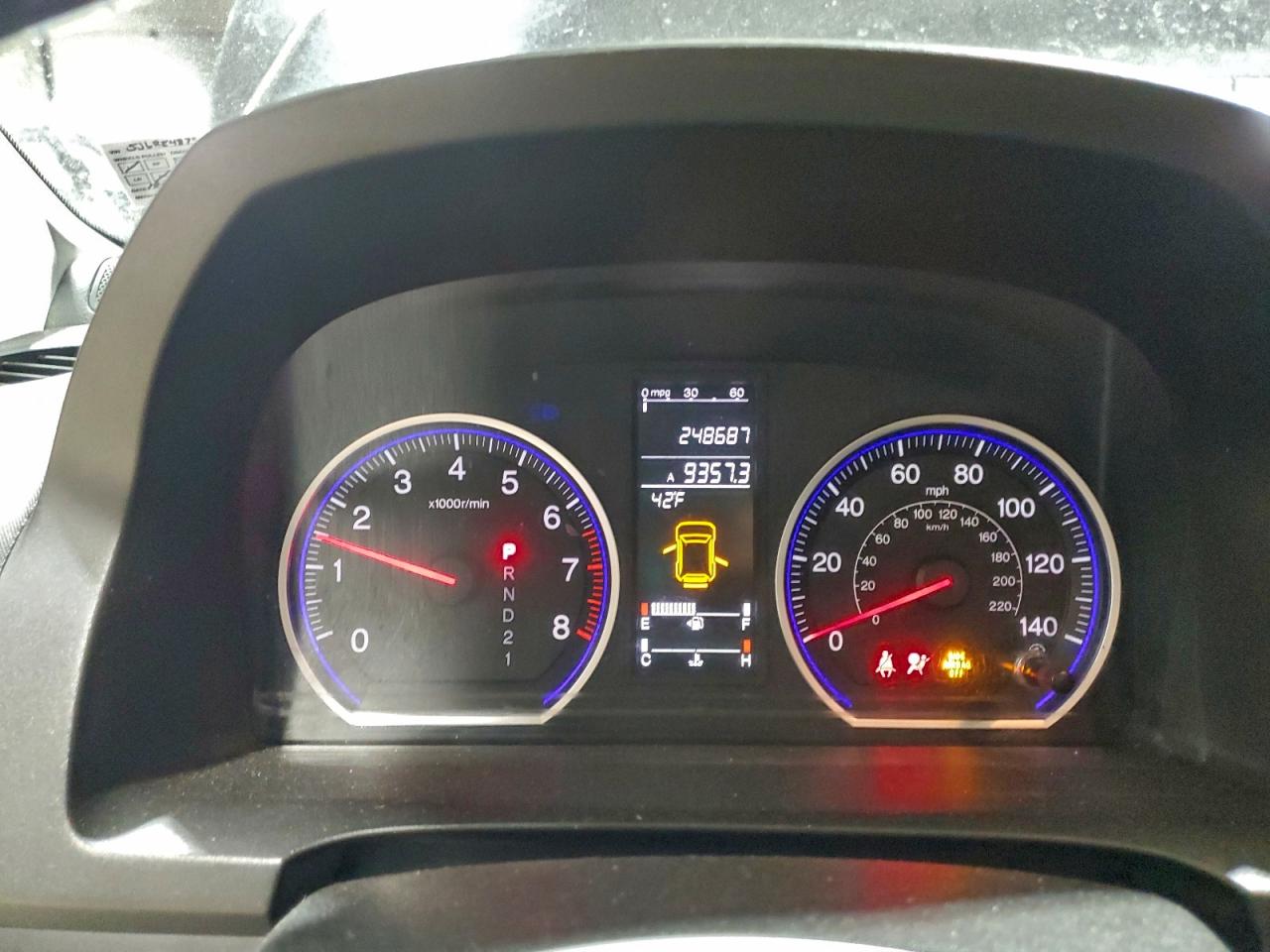 2008 HONDA CR-V EXL photo 9