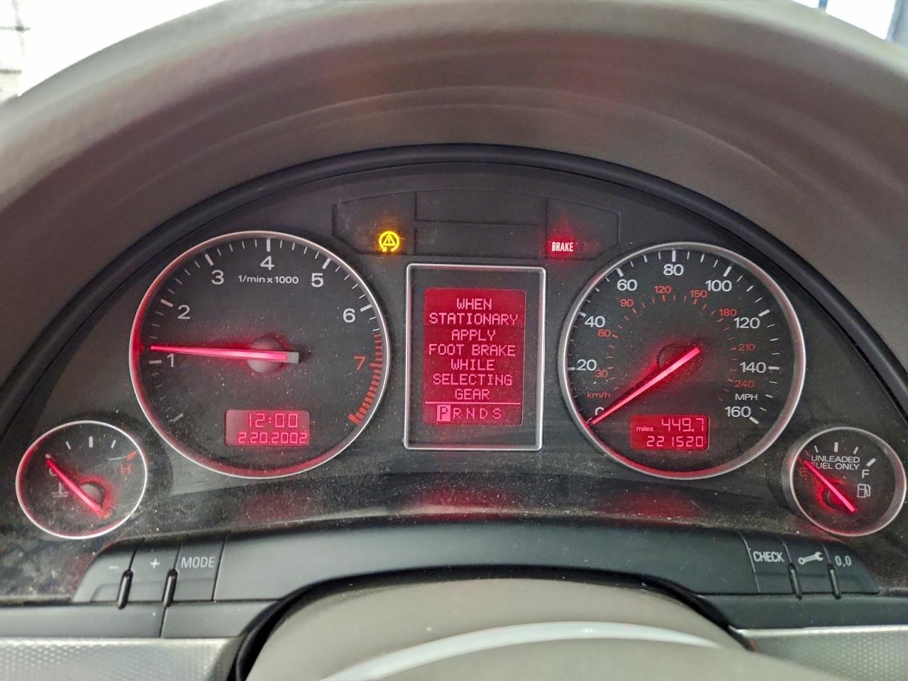 2002 AUDI A4 1.8T AVANT QUATTRO photo 9