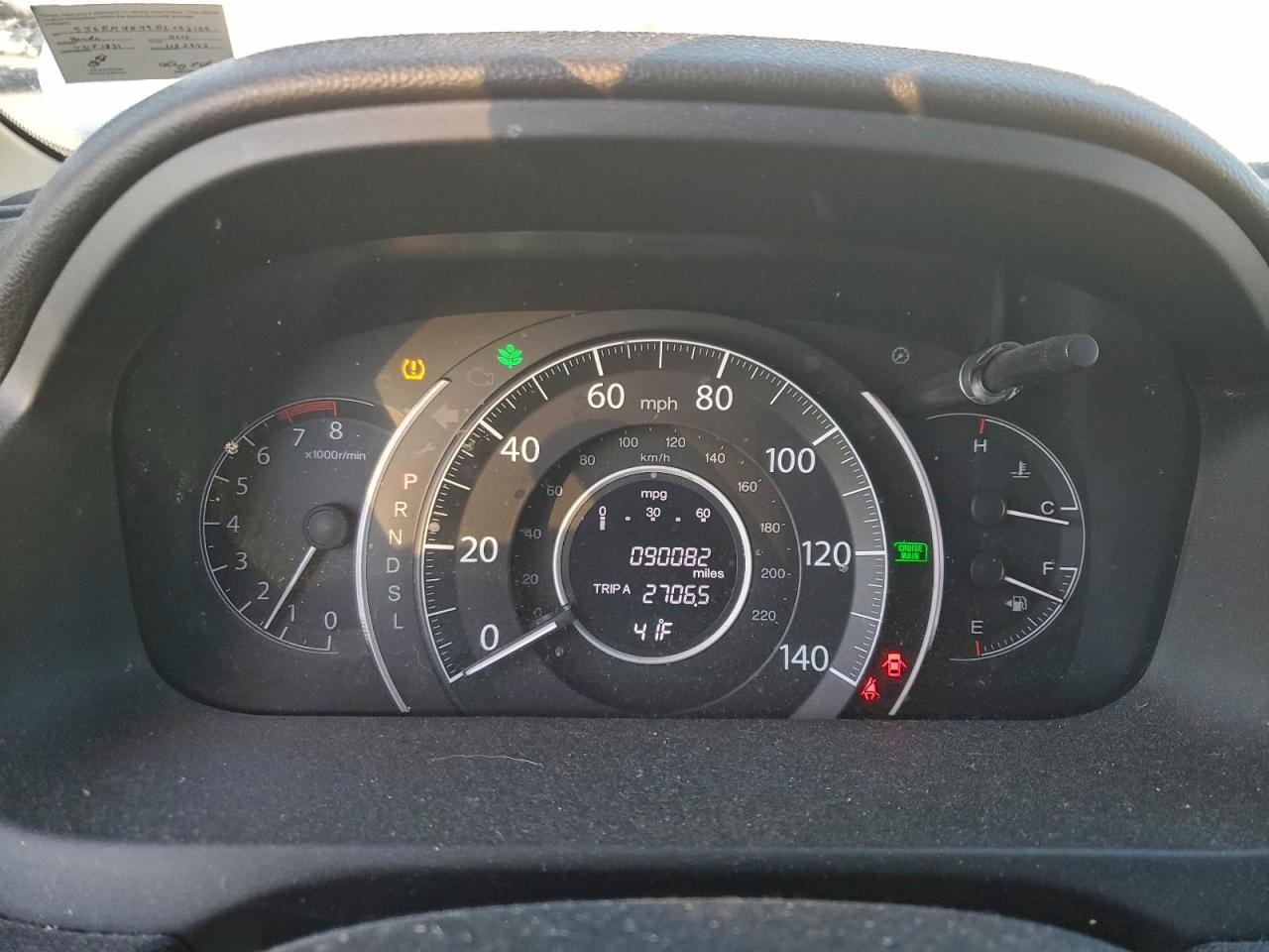 2016 HONDA CR-V SE photo 9