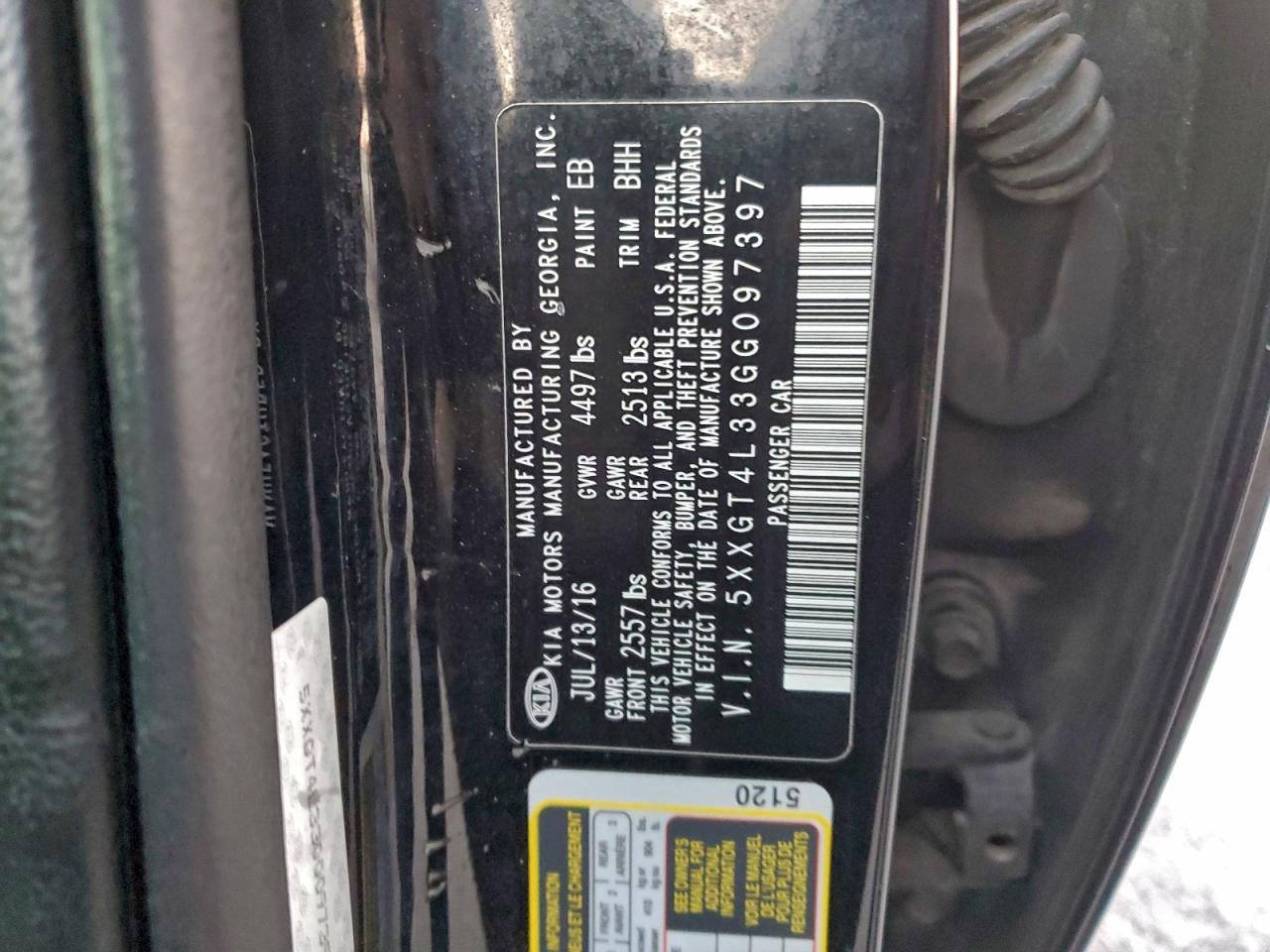 2016 KIA OPTIMA LX photo 13