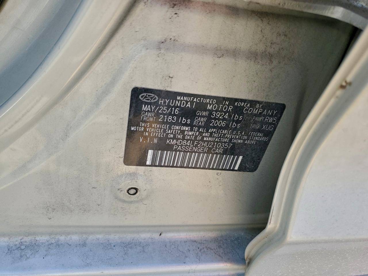 2017 HYUNDAI ELANTRA SE photo 12