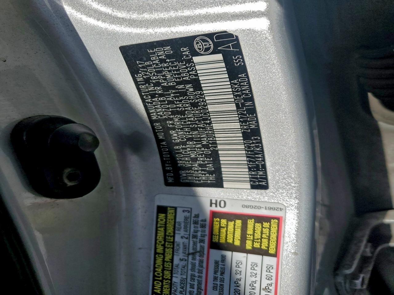 2018 TOYOTA COROLLA L photo 12